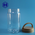 Pot en plastique de preuve de fuite de cylindre de FSSC 850ml avec la poignée de couvercle