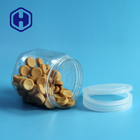 Les pots en plastique de emballage faits sur commande de sucrerie d'hexagone vide disent au loin 87mm du bout des lèvres Flip Top