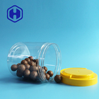 pot en plastique dégrossi droit d'ANIMAL FAMILIER rond de 120mm avec l'emballage de nourriture de poignée de couvercle