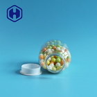 Pot de conditionnement en plastique de casse-croûte de bébé de bonbons autour de petite bouche