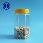 Emballage alimentaire large d'ANIMAL FAMILIER de bouche du conditionnement en plastique 670ml d'hexagone transparent en vrac de pot