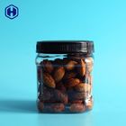 Emballage Nuts sec par pots en plastique larges carrés clairs vides de bouche