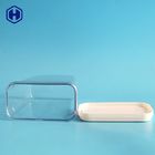 Flaque portative jetable de boîte en plastique d'emballage alimentaire trapézoïdal non