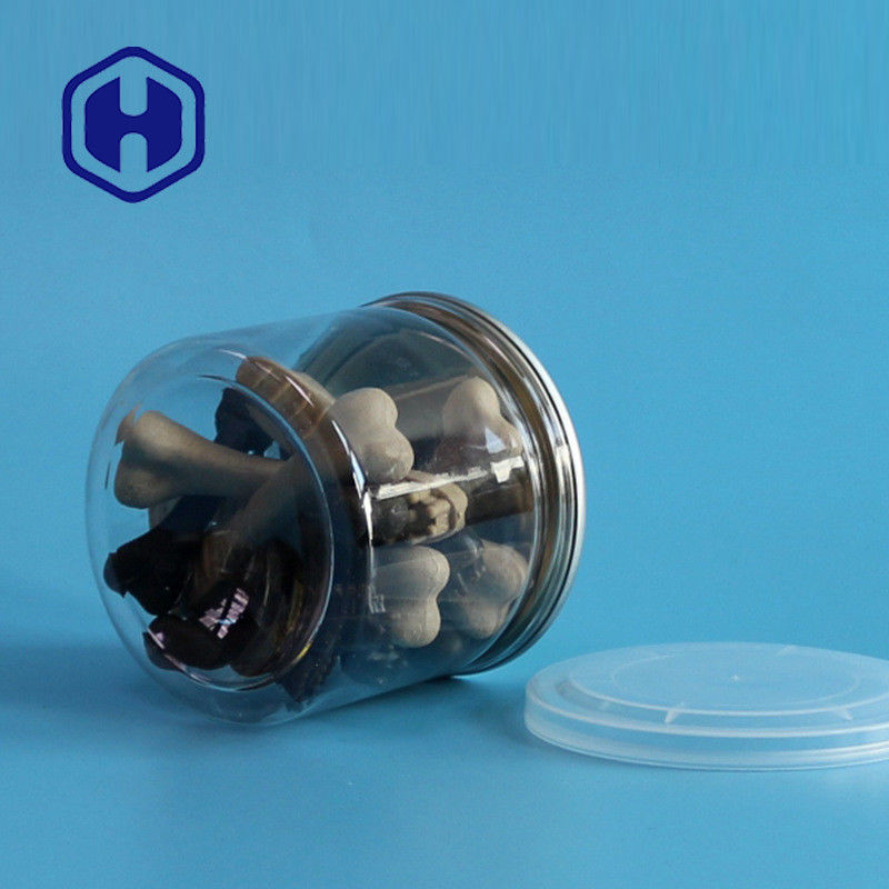 Boîte en plastique PET transparente avec une extrémité ouverte facile pour la sauce et les épices alimentaires sèches