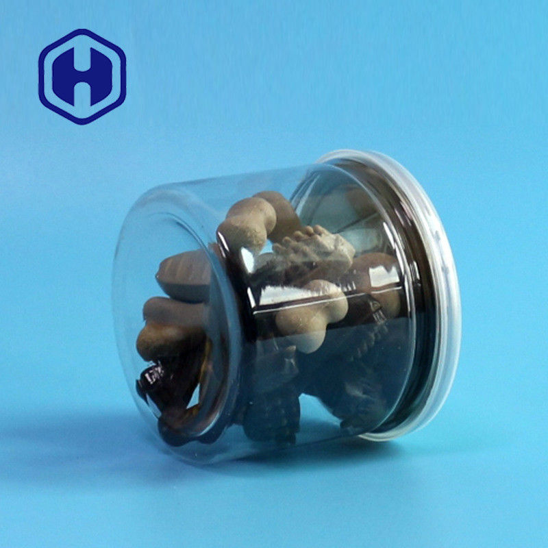 Boîte en plastique PET transparente avec une extrémité ouverte facile pour la sauce et les épices alimentaires sèches