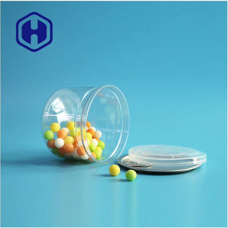 Bonbons Snack au chocolat 250 ml 8 oz Cannes PET claires et claires Emballage alimentaire avec une extrémité ouverte facile