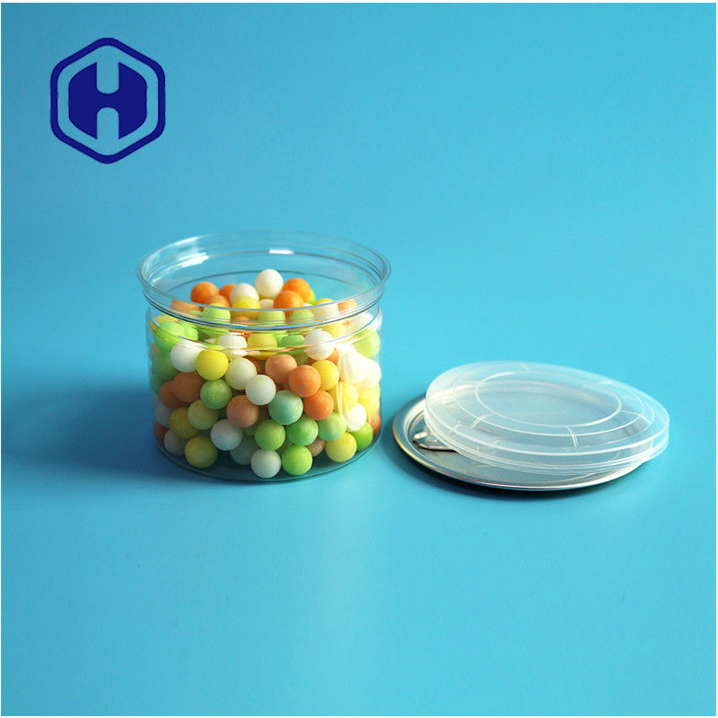 Bonbons Snack au chocolat 250 ml 8 oz Cannes PET claires et claires Emballage alimentaire avec une extrémité ouverte facile