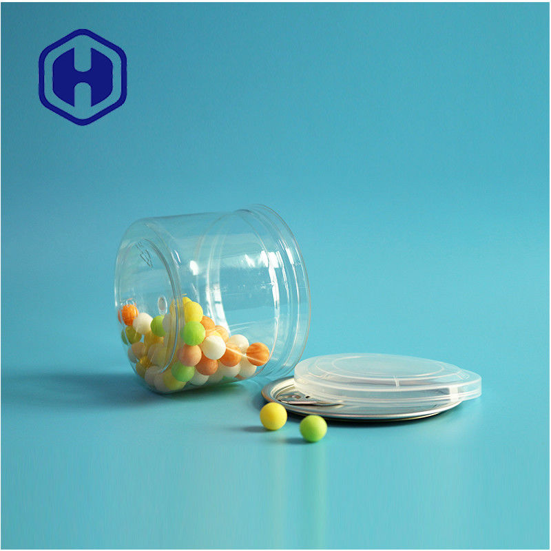 Bonbons Snack au chocolat 250 ml 8 oz Cannes PET claires et claires Emballage alimentaire avec une extrémité ouverte facile