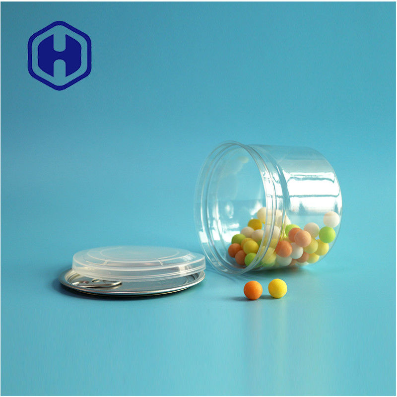 Bonbons Snack au chocolat 250 ml 8 oz Cannes PET claires et claires Emballage alimentaire avec une extrémité ouverte facile