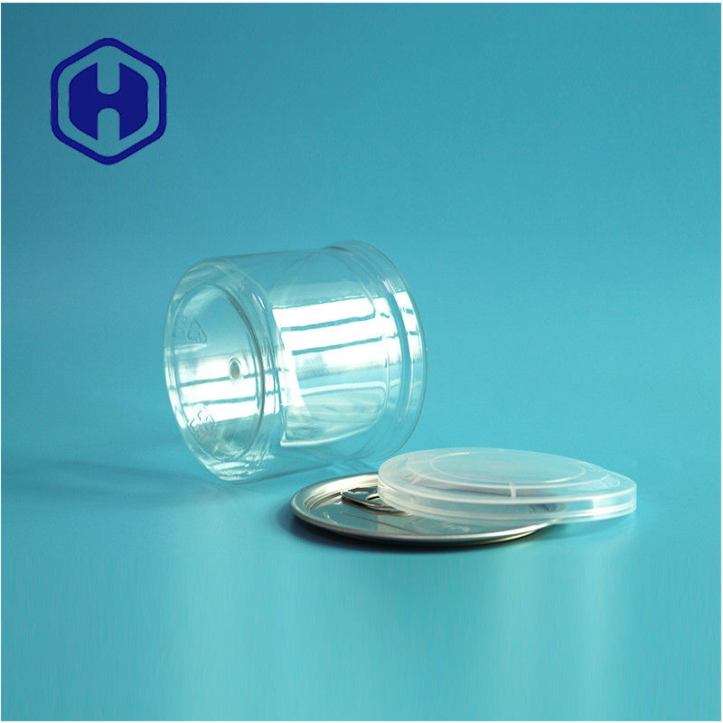 Bonbons Snack au chocolat 250 ml 8 oz Cannes PET claires et claires Emballage alimentaire avec une extrémité ouverte facile