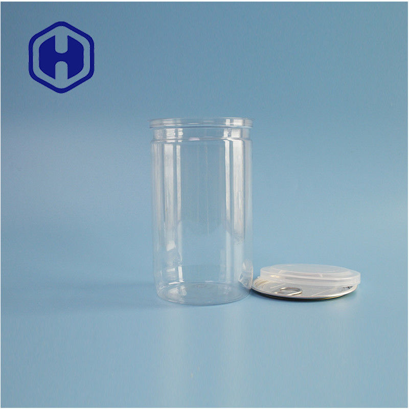 Les épices et les collations ouvrent sans effort 307# Les boîtes en PET cylindriques pour un emballage alimentaire pratique