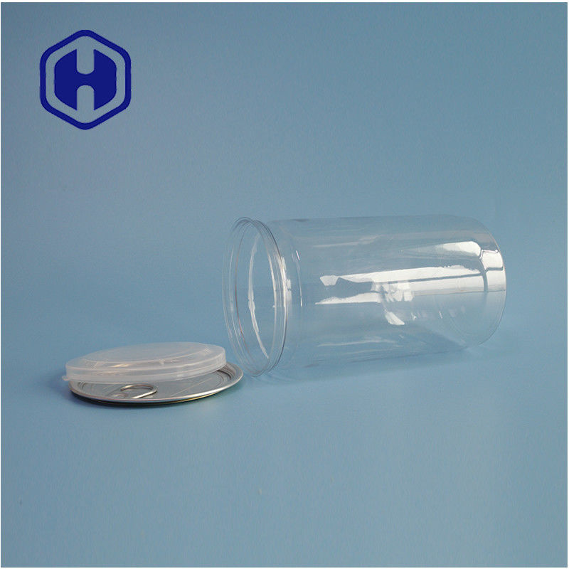 Les épices et les collations ouvrent sans effort 307# Les boîtes en PET cylindriques pour un emballage alimentaire pratique