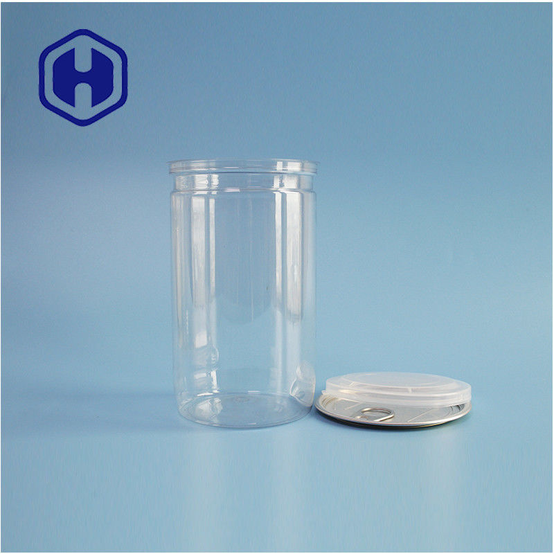 Les épices et les collations ouvrent sans effort 307# Les boîtes en PET cylindriques pour un emballage alimentaire pratique