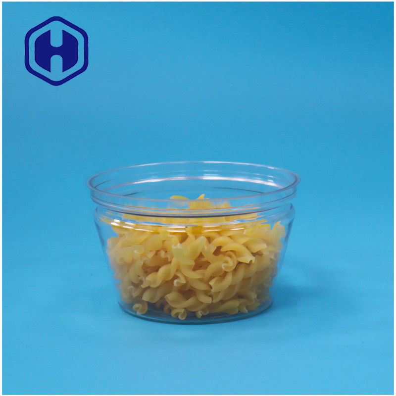 Petite cuve de qualité alimentaire en forme d'empilage facile, ouverte, poisson, fruits de mer, boîtes en plastique PET transparentes