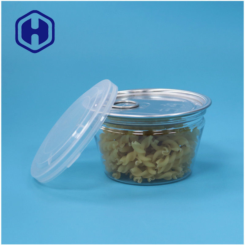 Petite cuve de qualité alimentaire en forme d'empilage facile, ouverte, poisson, fruits de mer, boîtes en plastique PET transparentes