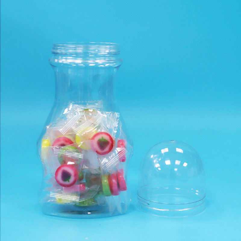 Pot à vis pour aliments pour bébés, en plastique PET transparent, de qualité alimentaire, nouveau design pour bonbons durs