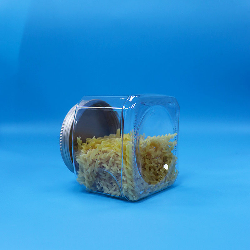 Produit alimentaire de qualité alimentaire en PET, de forme carrée transparente, en plastique