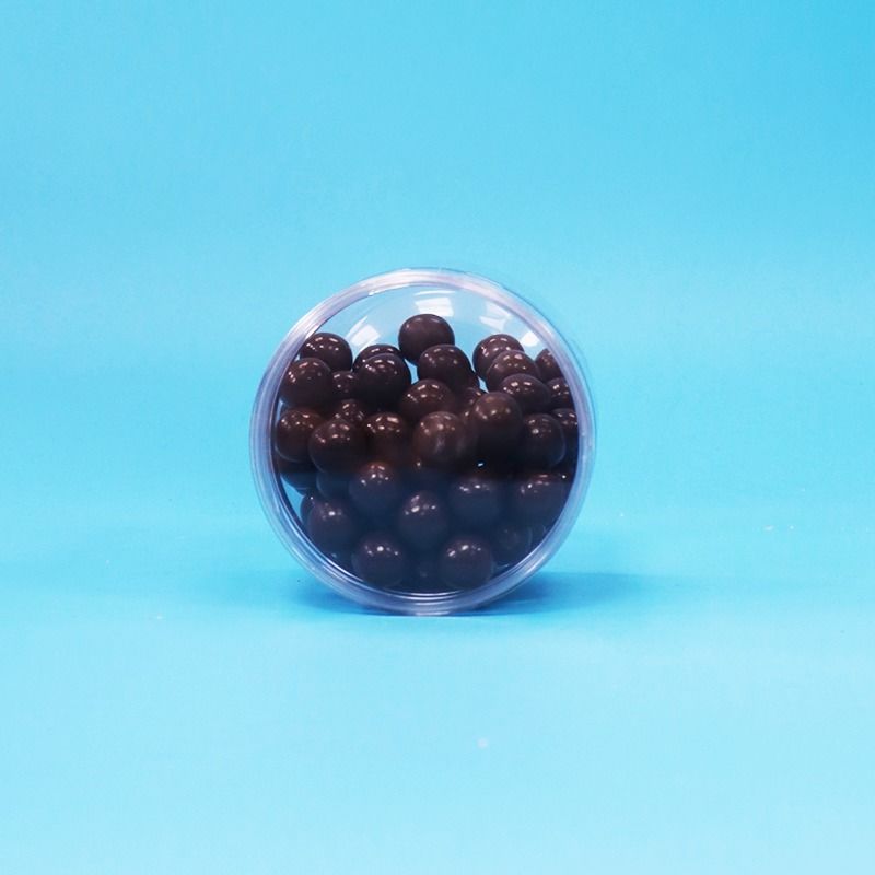 Produits à base de plastique PET transparents Produits à base de plastique sec Produits à base de bonbons Cookies Noix Jars cadeau Boîtes à vis Couvercles plats