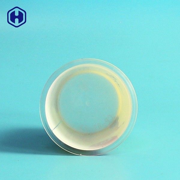 Tasse vide colorée de yaourt de preuve liquide de fuite de dessus d'aluminium de tasse du jus de fruit IML