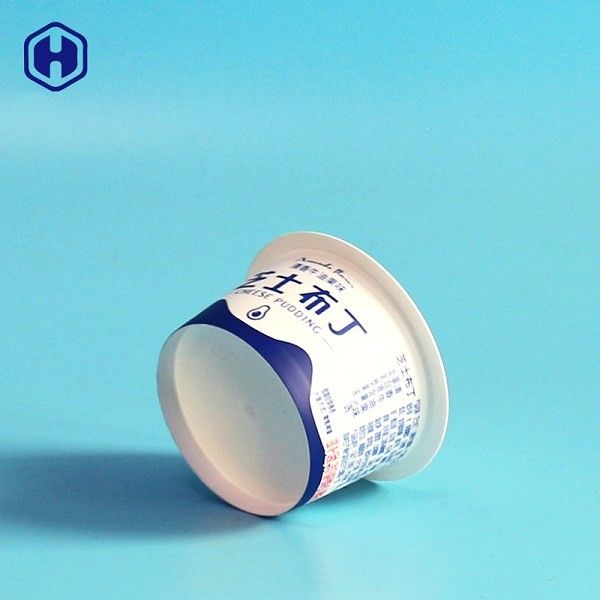 Videz autour du pudding de tasse d'IML empaquetant la mini taille 3OZ 90ML de mur mince