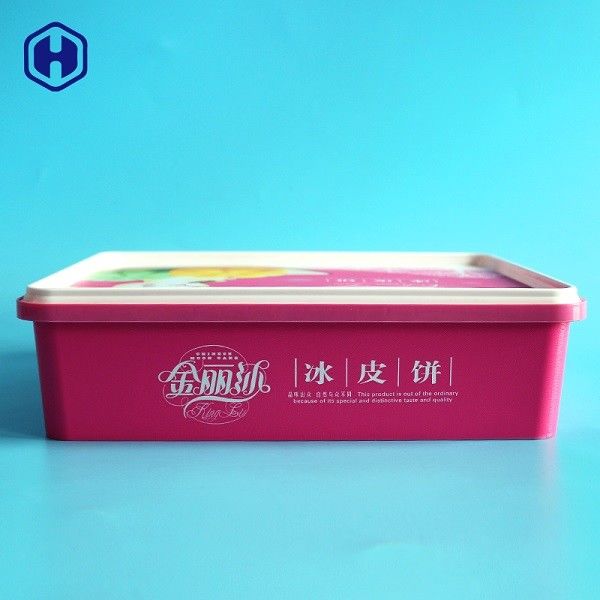 Couleur imperméable de conteneur de sucrerie de place de pp IML adaptée aux besoins du client au-dessous de 120℃