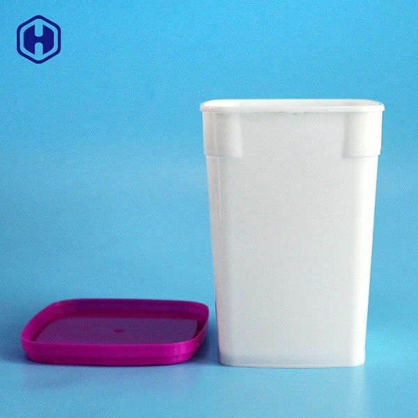 récipients en plastique de 23oz IML avec le logo d'impression de couvercle de couleur
