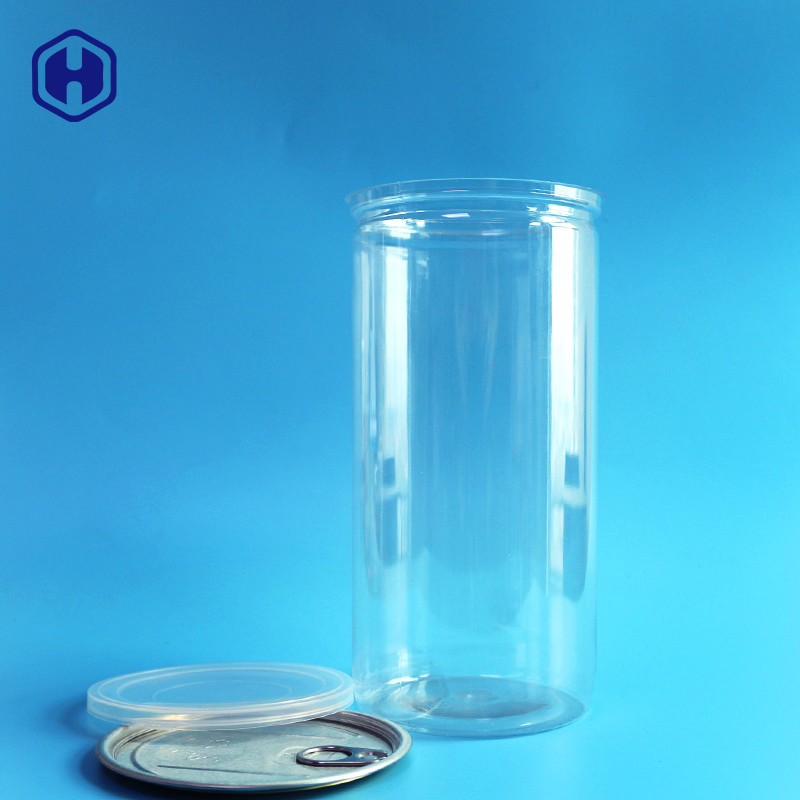 Long haut 1380ml 401# emballage de maïs de bruit de couvercle des boîtes en plastique claires en aluminium