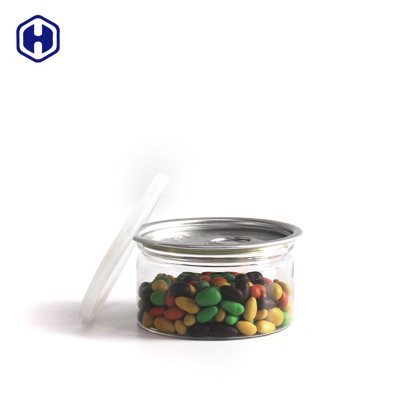 ANIMAL FAMILIER sec Tuna Can de taille de 100ml 3.5g Herb Clear Plastic Cans EOE 211# 38mm