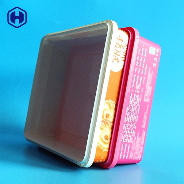 Petits récipients en plastique carrés de boîte Microwavable d'IML résistants à la chaleur