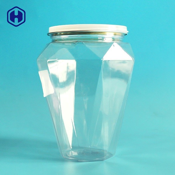 Baquets en plastique vides hermétiques sensibles de boîtes en plastique d'espace libre de forme de diamant