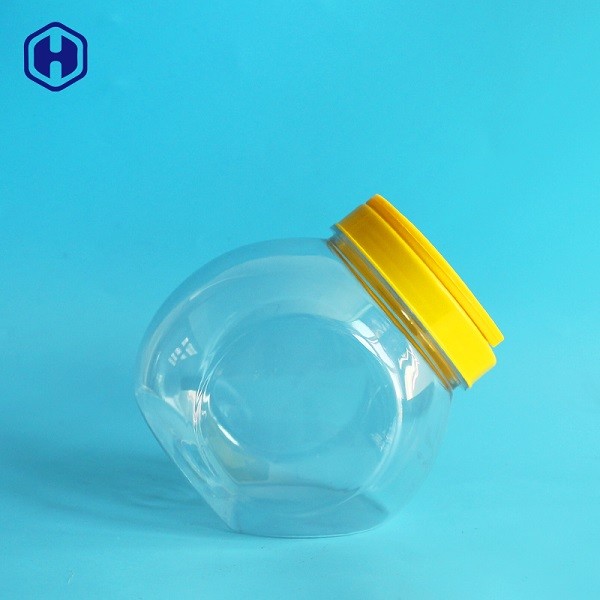BPA libèrent la forme réglée 1100ML 35OZ de petite boxe de pots de plastique de preuve de fuite