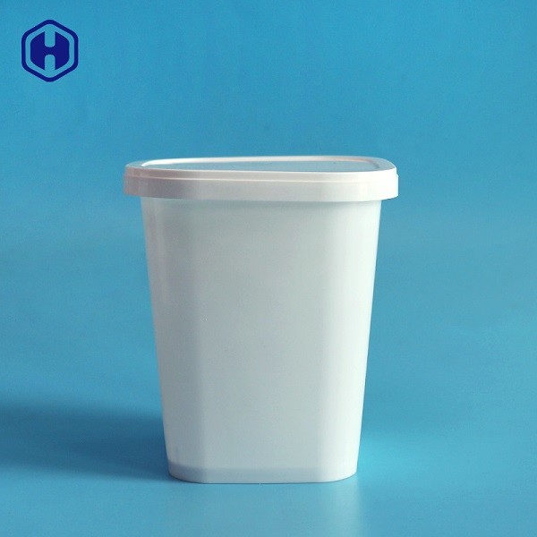 Adaptez la tasse aux besoins du client 103MM en plastique vide d'IML avec imprimer le couvercle