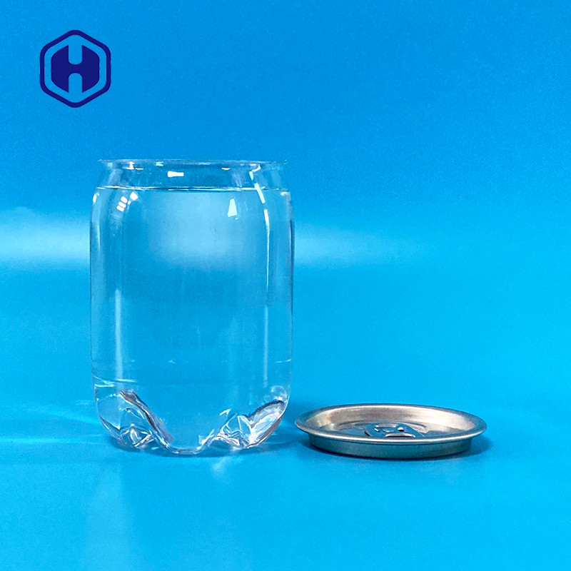 Boîte de soude 230ml en plastique claire vide hermétique claire avec des couvercles
