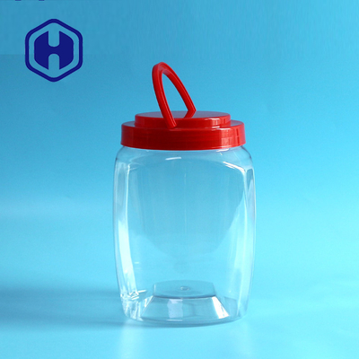 pots en plastique de conserves au vinaigre de grande bouche de la place 2250ml avec l'emballage d'ANIMAL FAMILIER de poignée