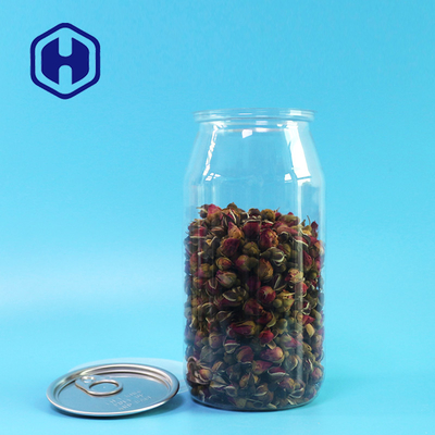 L'ANIMAL FAMILIER en plastique vide d'emballage alimentaire sec de fruits de mer de bonbons peut avec les couvercles 24oz fait sur commande