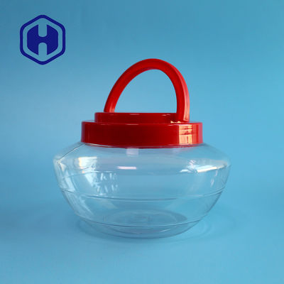 Pot 61oz en plastique hermétique en vrac de 1820ml 120mm avec la bouche large de couvercle à visser