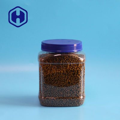 Chocolat d'écrous de biscuits emballant la place large 1930ml 65oz de bouche de pot en plastique