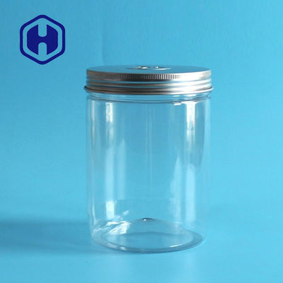 Pot sec 500ml de conditionnement en plastique de poissons de fruits de mer avec la taille en aluminium du chapeau 113mm