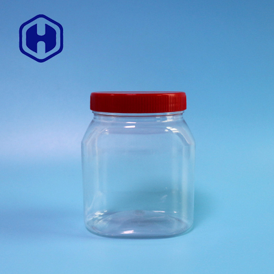 couverture en plastique de empaquetage d'arachides d'anarcadiers de la nourriture 360ml de pot sûr ovale d'ANIMAL FAMILIER faite sur commande