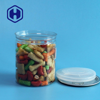 Canette en PET de 99 mm avec des extrémités ouvertes faciles à réutiliser pour les aliments secs et la sauce