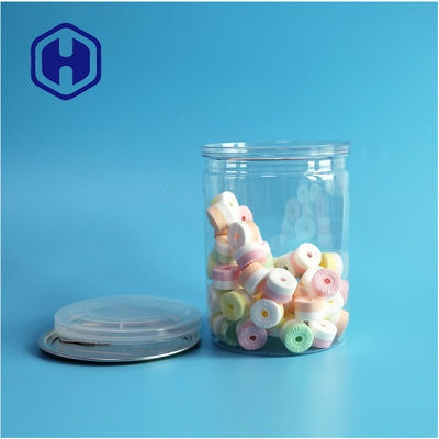 500 ml 17 oz emballage de supermarché PET transparent boîte en plastique avec fin en aluminium facile à ouvrir