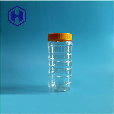 Comprimé en plastique, exempt de BPA, recyclable et transparent, emballage de miel d'abeille, pot de beurre de cacahuète