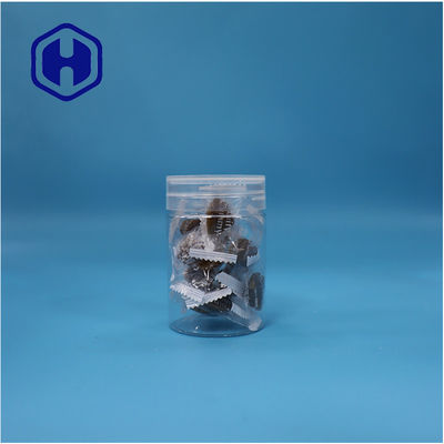 Bouteille de poivre en plastique transparent en PET à forme ronde