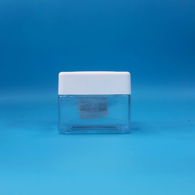 Petite collation vide Transparent Carré Noix de bonbons en PET Bouteilles en plastique Couvercles à vis