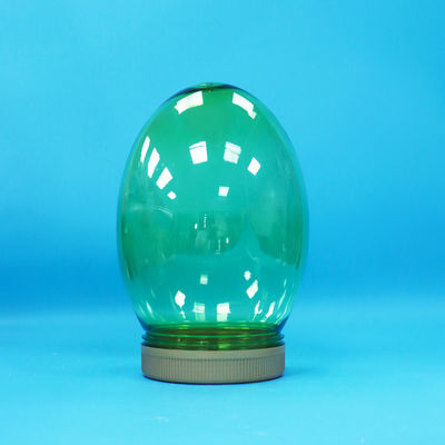 Des noix de qualité alimentaire en plastique PET de forme unique transparente, un pot de pistache avec un couvercle à vis