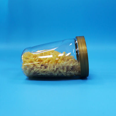 Large bouche en plastique PET bocal transparent Pour les nouilles de nourriture biscuits emballage de bonbons