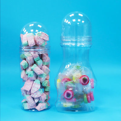 Pot à vis pour aliments pour bébés, en plastique PET transparent, de qualité alimentaire, nouveau design pour bonbons durs