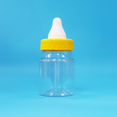 BPA sans bouchon à vis transparent PET en plastique bouteille scellée pour les aliments bonbons biscuits noix