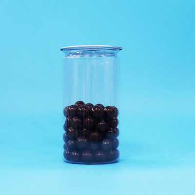 En plastique transparent PET, facile à ouvrir et bien sceller, boîte d'emballage pour boissons et aliments séchés