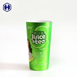 Tasses en plastique jetables avec la preuve de fuite de couvercles à l'intérieur de la taille 139mm